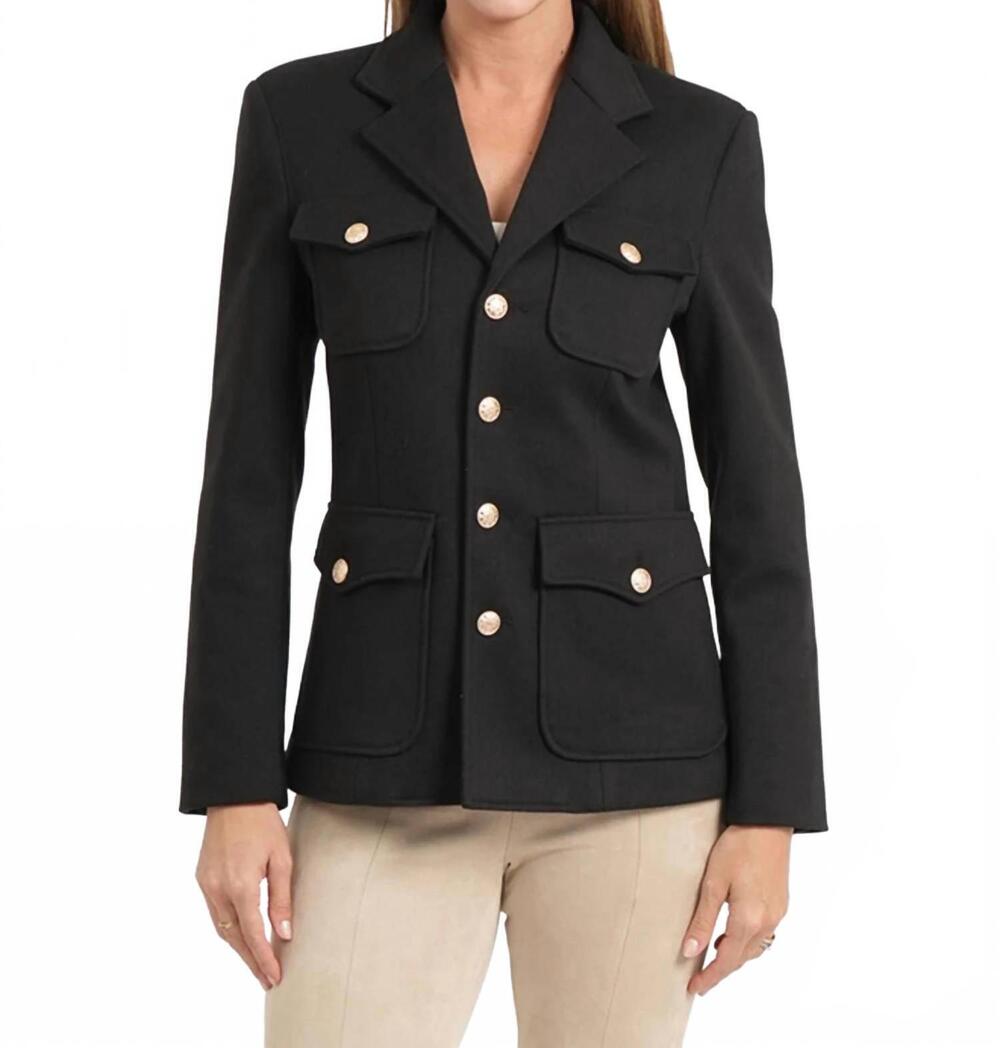 NEW LOVE TOKEN sarah blazer in black